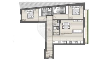 Apartamento T2 à venda em Matosinhos