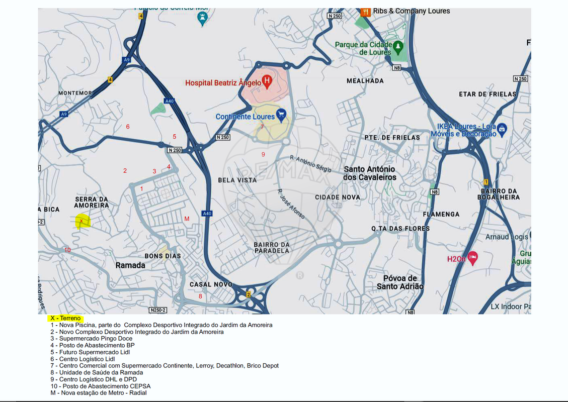 Terreno  à venda em Odivelas
